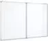 vidaXL Klappbares Magnet-Whiteboard 120x80cm Aluminiumrahmen 2-teilig (4005356)