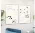 vidaXL Klappbares Magnet-Whiteboard 120x80cm Aluminiumrahmen 2-teilig (4005356)