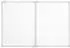 vidaXL Klappbares Magnet-Whiteboard 120x80cm Aluminiumrahmen 2-teilig (4005356)