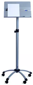 Rocada Visualline Mobiles Rednerpult Stahl, h&ouml;henverstellbar 104-145cm (R308094)