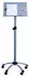 Rocada Visualline Mobiles Rednerpult Stahl, höhenverstellbar 104-145cm (R308094)