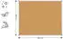 ALLboards Pinnwand mit Alurahmen 100x80cm (CB108)