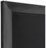 Showdown Displays Kreidetafel Natura Holzrahmen schwarz 60x80cm (CHBBL60x80)