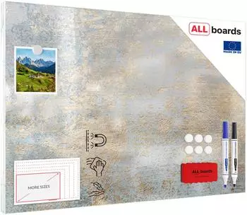 ALLboards MetalBoard 40x60cm goldener Beton