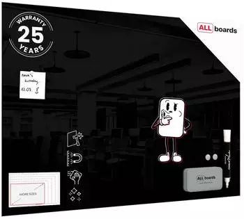 ALLboards Glasboard 100x70cm (TS100x70BK)