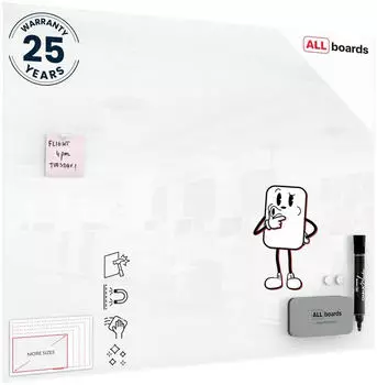 ALLboards Glasboard 100x80cm (TS100x80W)