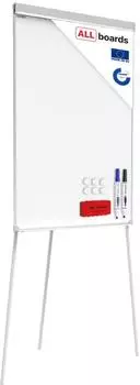 ALLboards Flipchart Whiteboard Magnetisch Trocken Abwischbar 100x70cm (TMF11)