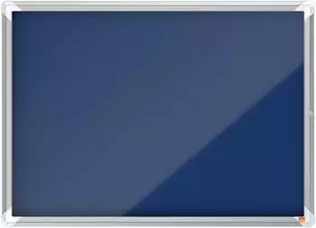 nobo Schaukasten Premium Plus Innenbereich Filz 8xA4 Blau (1915327)