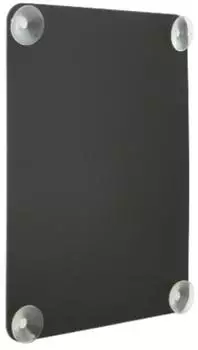 Securit Fenster-Kreidetafel A4, Schwarz (PFW2736BL)