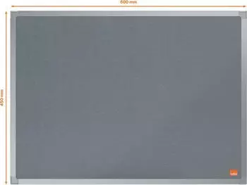 nobo Essence Filz-Pinnwand 600x450mm Grau (1915204)