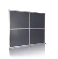 Akustik Trennwand Stellwand FLEXMIUT MODUL 167x192 PET grau hjh OFFICE