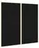 vidaXL Pinnwand schwarz 100x100x1,4cm Massivholz Kiefer