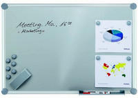Whiteboard 2000 MAULpro, Komplett-Set, silver, 60 x 90 cm