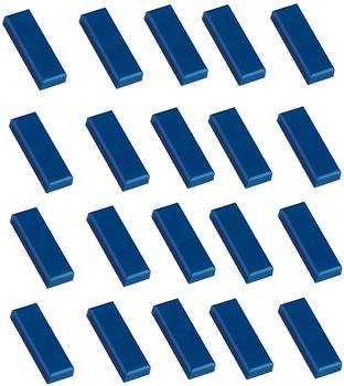 MAUL Facetterandmagnet 53 x 18 mm blau (20 Stück) (6179135)