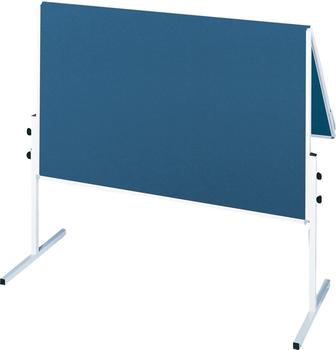 Franken Moderationstafel CC klappbar 120x150cm blau/Filz