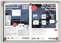 Flachschaukasten X-tra!Line 37x51 cm Indoor silber