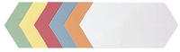 Franken Moderationskarten Rhombus 205x95mm sortiert (250 St.)