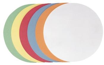 Franken Moderationskarten selbstklebend Kreis klein 95mm sortiert (300 St.)