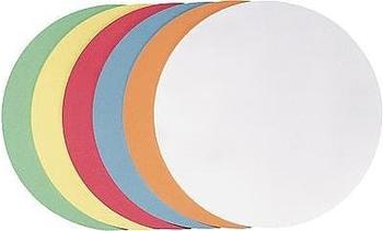 Franken Moderationskarten selbstklebend Kreis groß 195mm sortiert (300 St.)