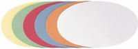 Franken Moderationskarten selbstklebend Oval 190x110mm sortiert (300 St.)
