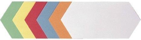 Franken Moderationskarten selbstklebend Rhombus 205x95mm sortiert (300 St.)