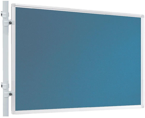 Franken Präsentations-Stellwand X-tra! Line 120x90cm blau/Filz