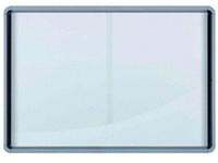 Nobo Schaukasten 1902570 97,2x100x 5,4cm innen 12 x DIN A4 wei&szlig;/silber