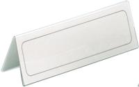 Durable 8053-19 Nicht-metallisches Namensschild Transparent