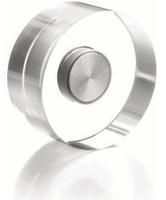 magnetoplan Design-Magnete, 30 mm, Inhalt: 4 St&uuml;ck Neodym-Magnet mit transparentem