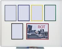 magnetoplan Magnet-Sichtfenster Magnetofix, A3, grau magnethaftend auf allen