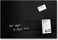 Sigel GL120, SIGEL Glas-Magnettafel artverum 60,0 x 40,0 cm schwarz