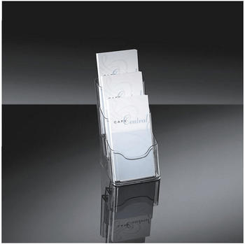 sigel Tisch-Prospekthalter Acryl DIN 3 Fächer (LH133)