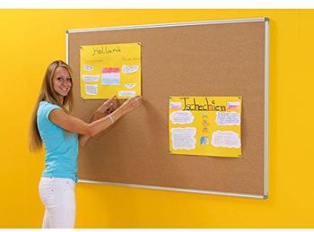 magnetoplan Korktafel mit Holzrahmen (80 x 60 cm)