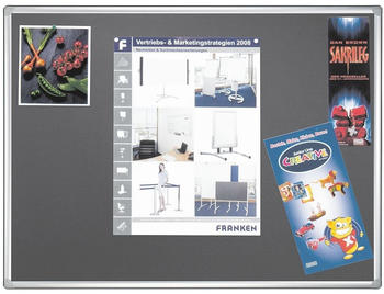 Franken PROLine Filz-Pinntafel grau (60 x 90 cm)