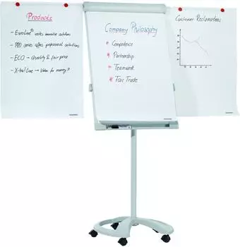 Franken Flipchart-Tafel Deluxe Mobil (FC81)
