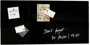 sigel artverum&reg; Glas-Magnetboard 91x46cm GL145 schwarz