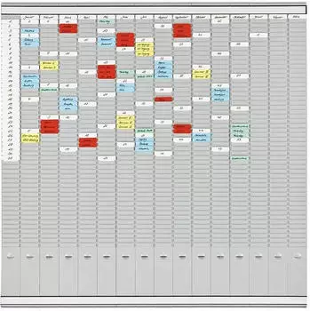 Franken T-Kartentafel Officeplaner 100,8x100,8cm (50St.)