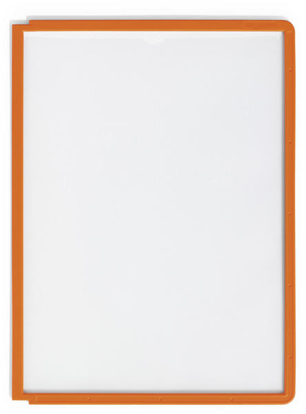 DURABLE Sichttafel A4 5 Stk. orange