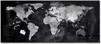 Sigel GL246, Sigel Glas-Magnetboard artverum GL 246, 130x55cm, mit Karte, Karte