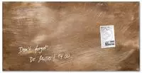 Sigel GL267, SIGEL Glas-Magnettafel artverum 91,0 x 46,0 cm Used-Bronze