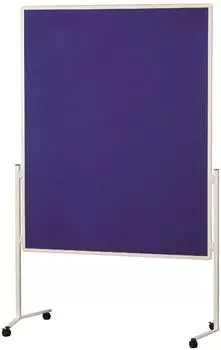 magnetoplan Moderatorentafel ungeteilt blau