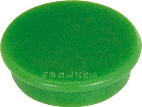 Franken Haftmagnet 38mm rund 10-Stk. grün