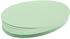 Franken Moderationskarten Oval 190x110mm (500 St.) grün