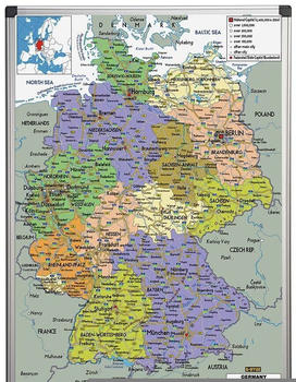 Bi-Office Deutschlandkarte 120x90cm (MAP0101002)