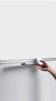 Bi-Office Schreibtafel NEW GENERATION MAYA, lackierter Stahl, mit Ablageschale,