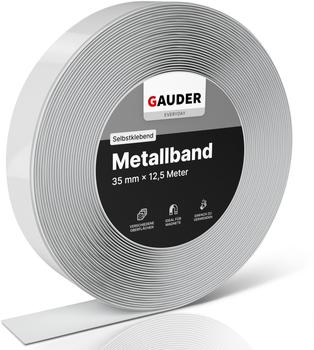 Gauder Akustik Magnetband Metallband weiß Ferroband selbstklebend 35mmx12 5 m (185268)
