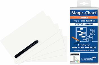 Legamaster Magic-Chart Notes 7-Rechteck weiß 10x20cm 100 -Stk. (159419)