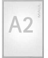 MAUL 6604208 Klapprahmen Plakatma&szlig; DIN A2 aluminium eloxiert