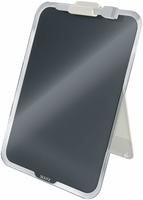 LEITZ Desktop-Notizboard Cosy, A4, grau, Sicherheitsglas, trocken abwischbar, inkl.