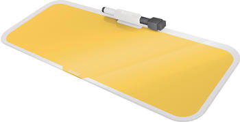 Leitz Cosy Desktop-Memoboard mit Glasoberfl&auml;che warmes gelb (52690019)